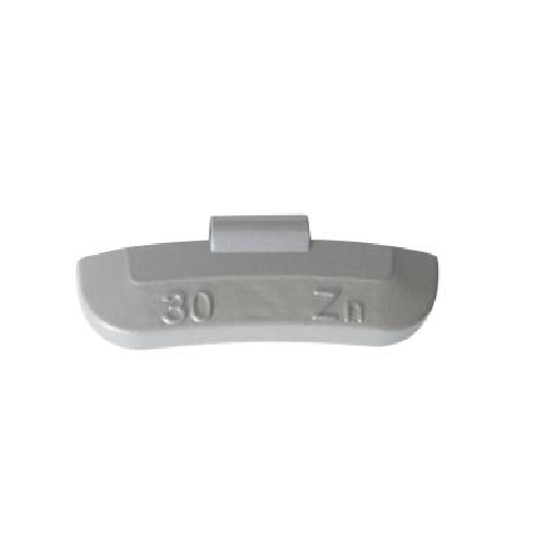 Zinc clip on wheel weights