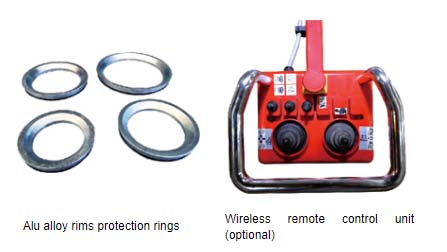 Heavy Duty Tire Changer 980​ Standard Accessories