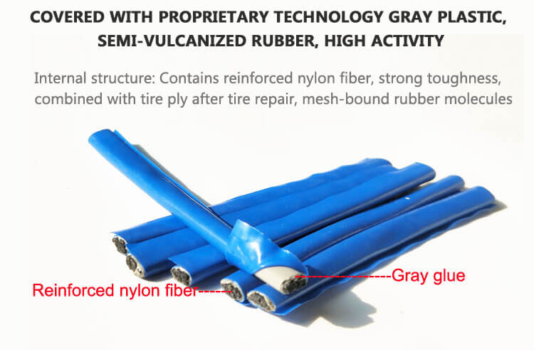 Non vulcanized tire strip-Ingredients