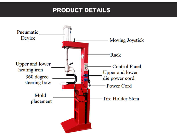 Pneumatic Tyre Vulcanizing Machine Functional diagram