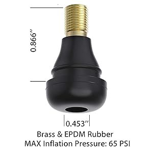 Rubber Tire Valve Stems TR412 size