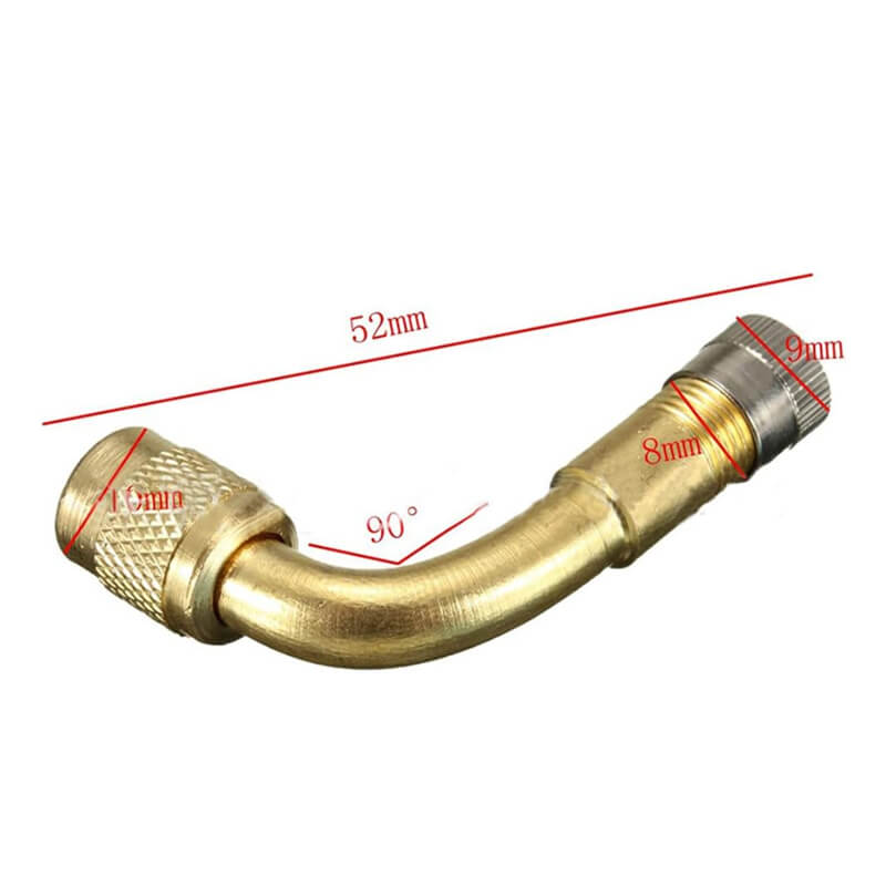 90 Degree Tire Valve Stem Dimensional drawing