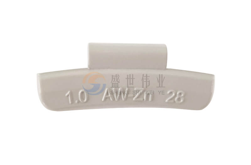 Zinc clip on wheel weights AW Series