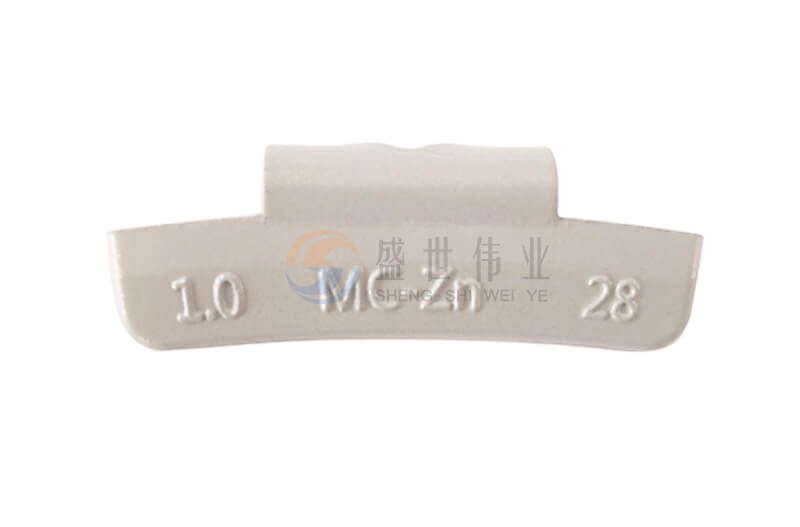 Zinc clip on wheel weights MC Series